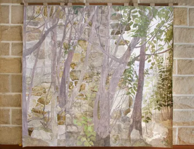 Paulownia tomentosa, or Princess Tree, is a common invasive urban tree. In this project it represents the invasive species that often accompany human activities. such as agriculture and construction.  that disrupt sustainable ecosystems.