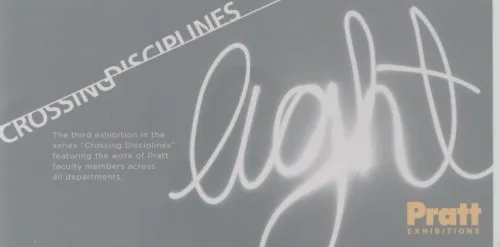 A set of lightboxes, inspired by the mediated images of atomic and sub-atomic particles and waves, transform the physicality of paint, paper, and plastic into disembodied, subjective models of known but invisible phenomena.