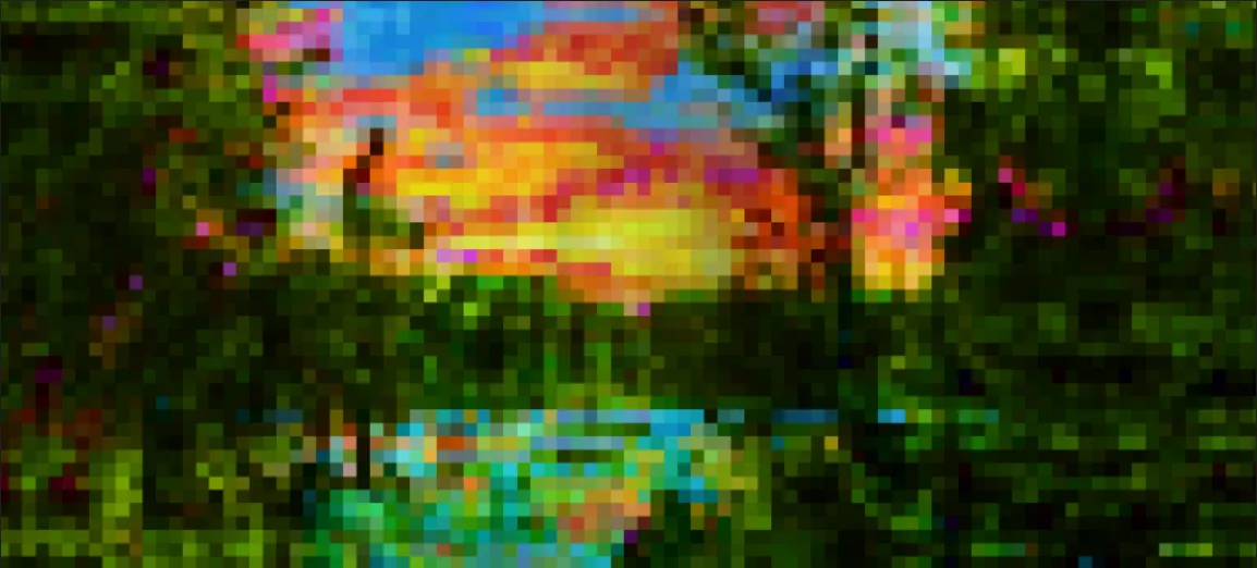 Peinture sur bois et réalité augmentée, 8 X 12 pieds, 2025