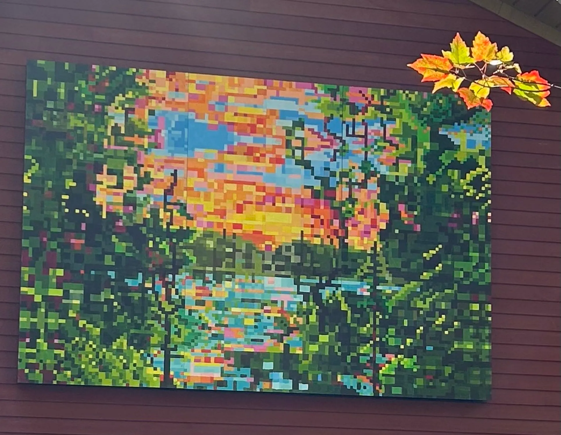 Acrylic on wooden panels, 12 feet x 8 feet, 2025