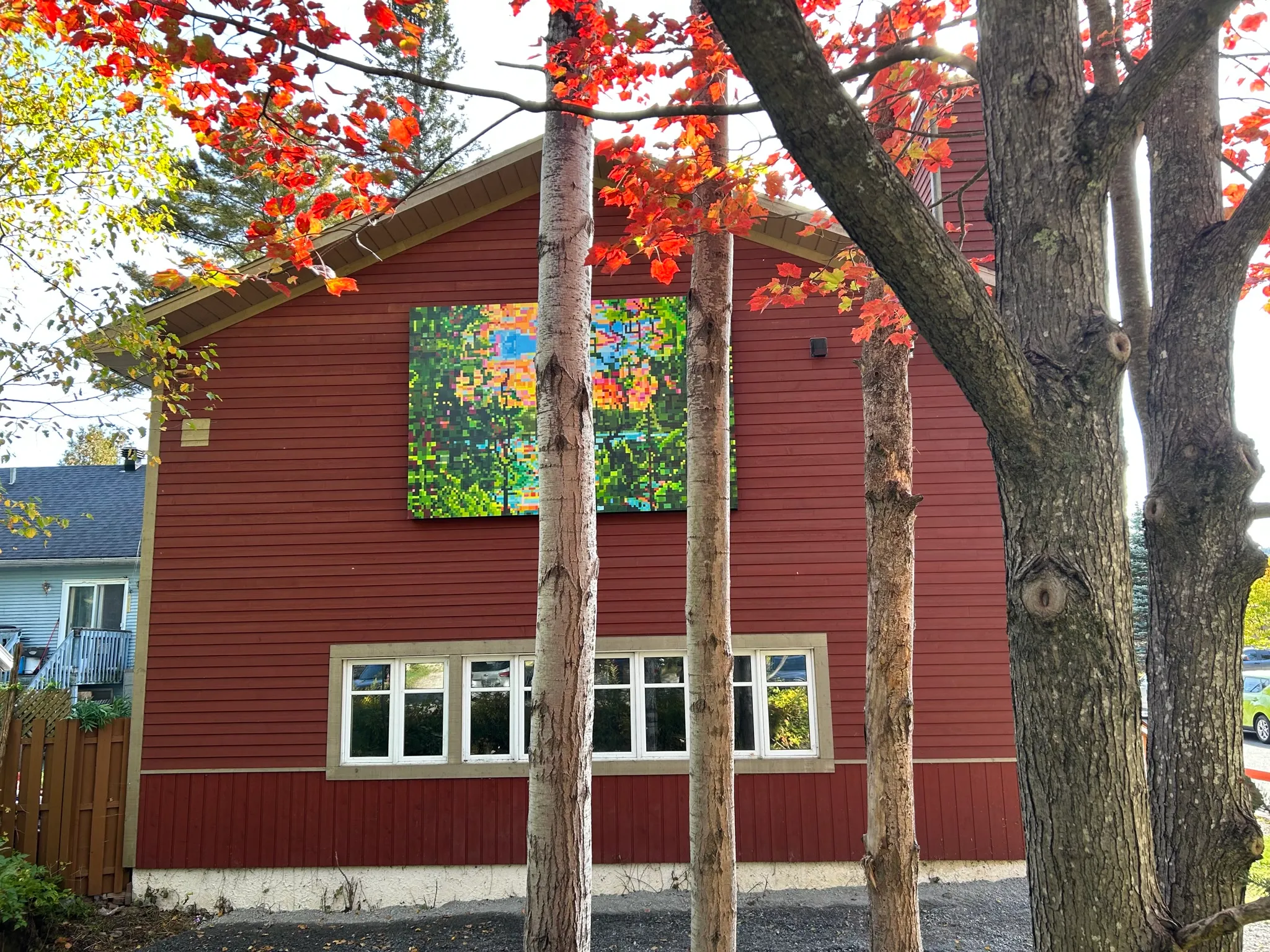 Acrylic on wooden panels, 12 feet x 8 feet, 2025