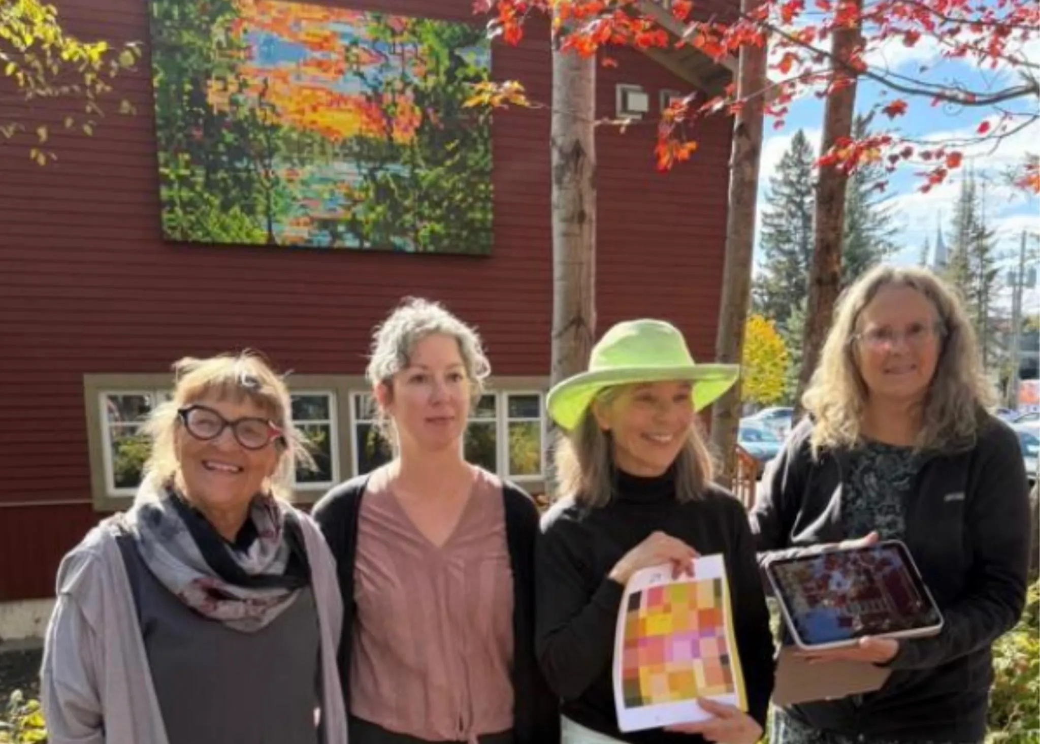 Acrylic on wooden panels, 12 feet x 8 feet, 2025